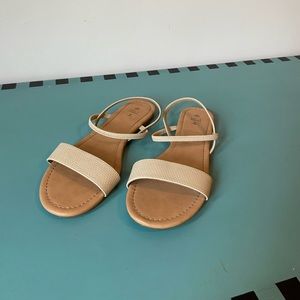 Flat sandals - tan/beige